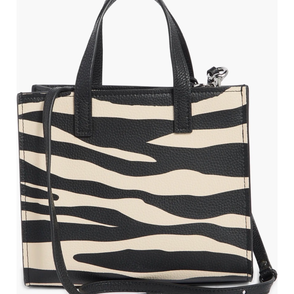 Marc Jacobs Zebra Stripe Mini Bag in Black and Cream - Picture 3 of 9